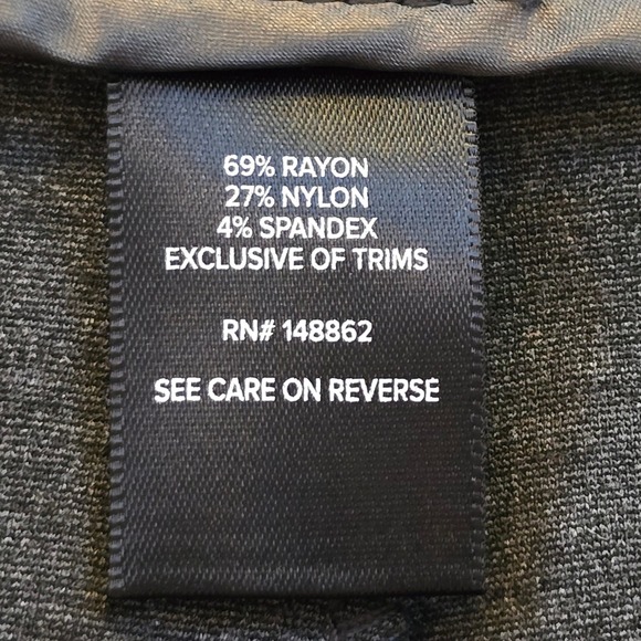 Torrid Studio Signature Premium Ponte Stretch Trouser - Dark Grey Plus Size 24 - Picture 9 of 10